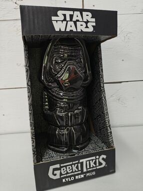 Star Wars Kylo Ren Geeki Tikis Mug - Black Ceramic